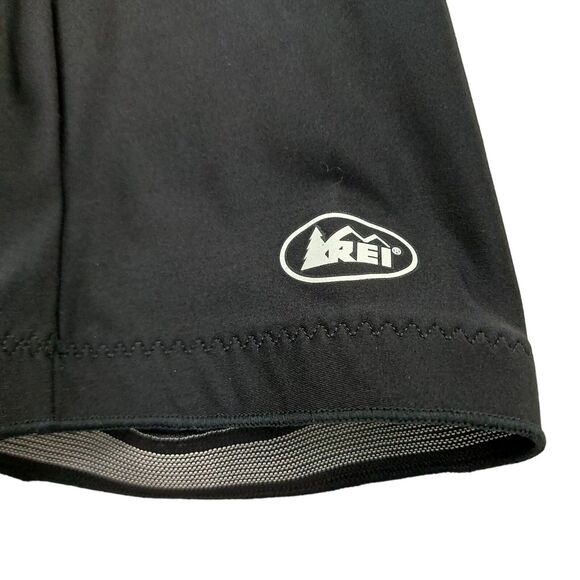 Rei Cycling Shorts Womens Medium Black Padded Drawstring Activewear - Picture 5 of 10